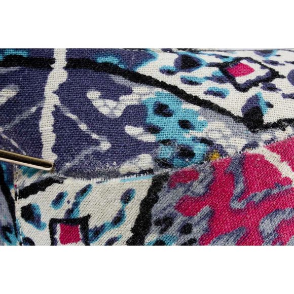 STEVE MADDEN Colorful Ikat Tribal Pattern Rounded Toe Platfrom Wedges Size 8.5 - Picture 8 of 10